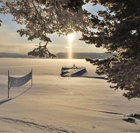 Leksand Strand Camping Och Resort Bagian luar foto