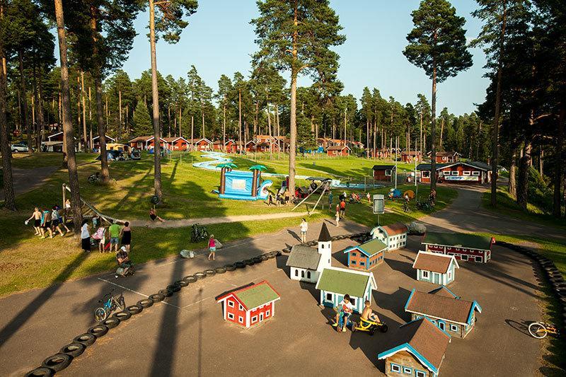 Leksand Strand Camping Och Resort Bagian luar foto