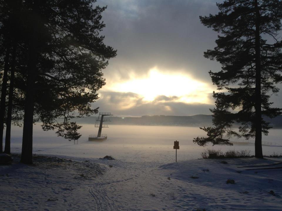 Leksand Strand Camping Och Resort Bagian luar foto