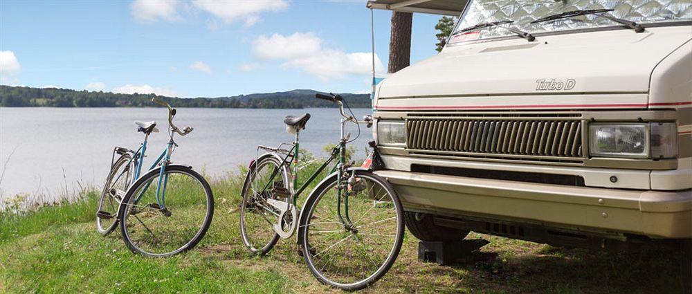 Leksand Strand Camping Och Resort Bagian luar foto