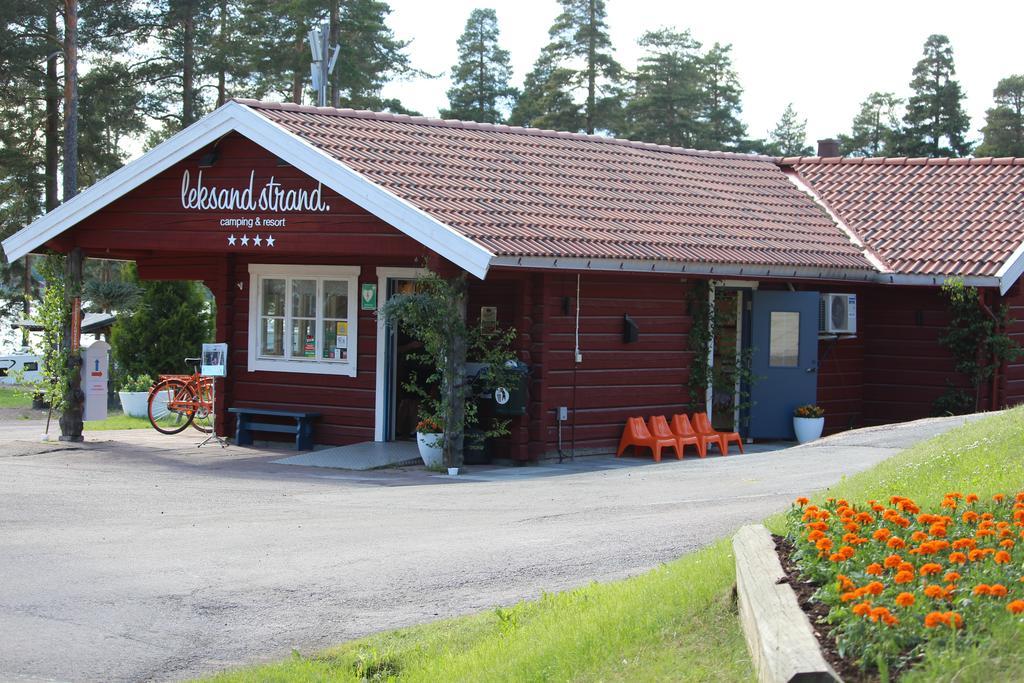 Leksand Strand Camping Och Resort Bagian luar foto