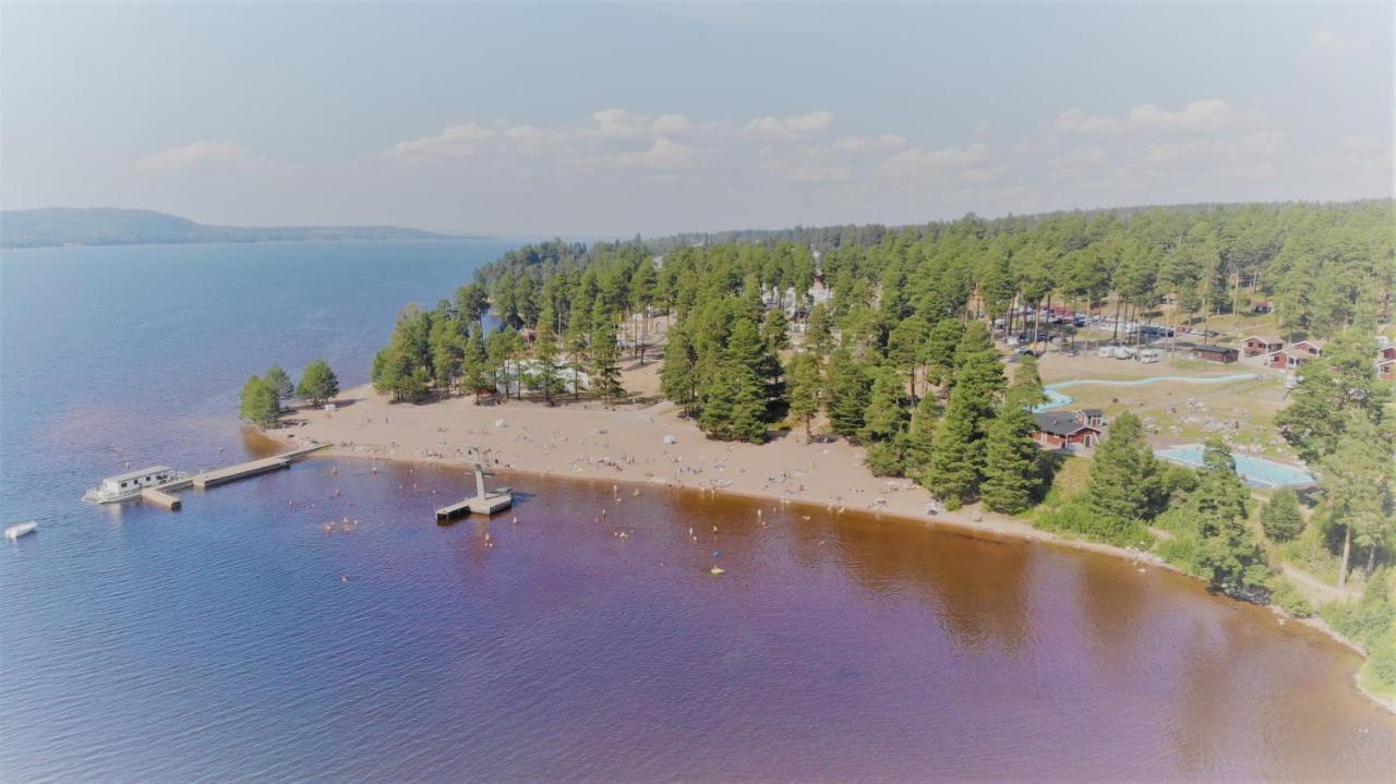 Leksand Strand Camping Och Resort Bagian luar foto